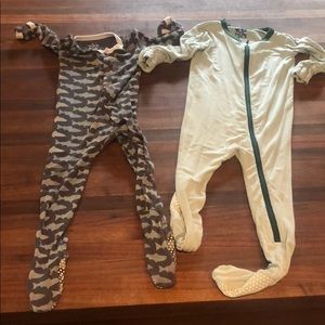KIcKee Pants footed onesie bundle (18-24mths)